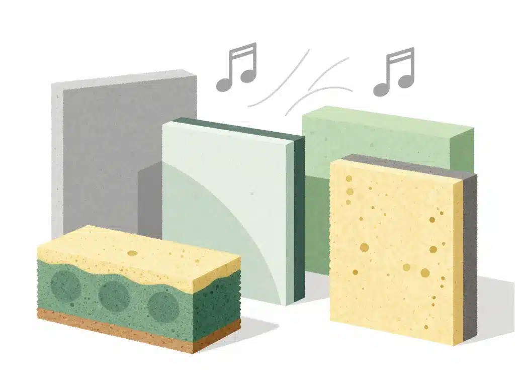 Comparatif panneaux isolation phonique laine de roche