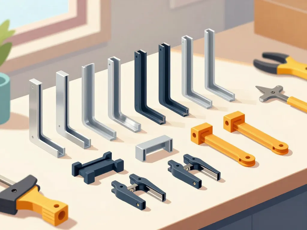 scène produits objet en u bricolage fixation