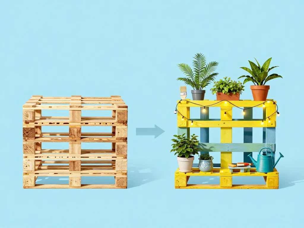 entretien décoration brise vue palette jardin