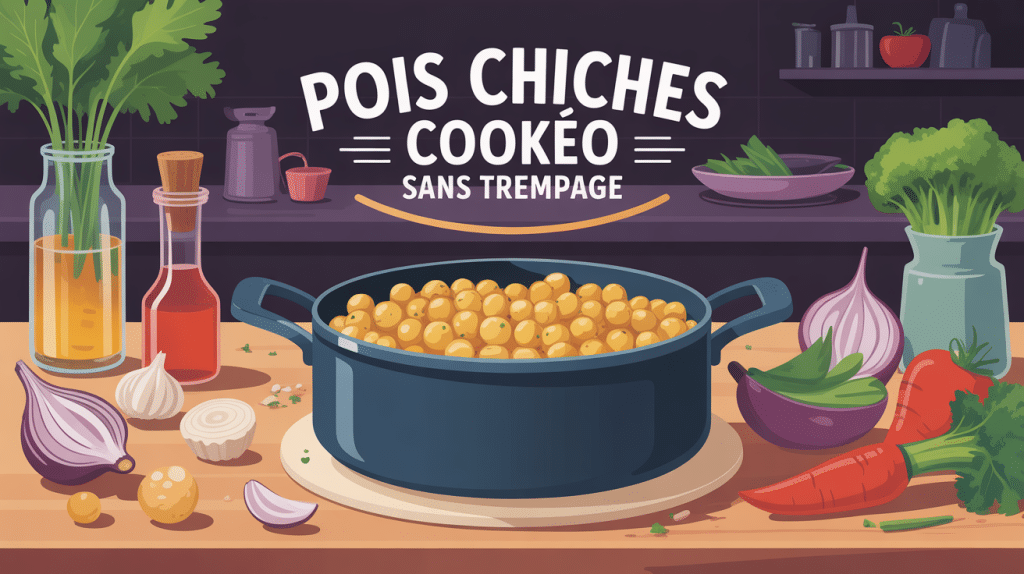 pois chiche Cookeo sans trempage dans cookeo avec aromates