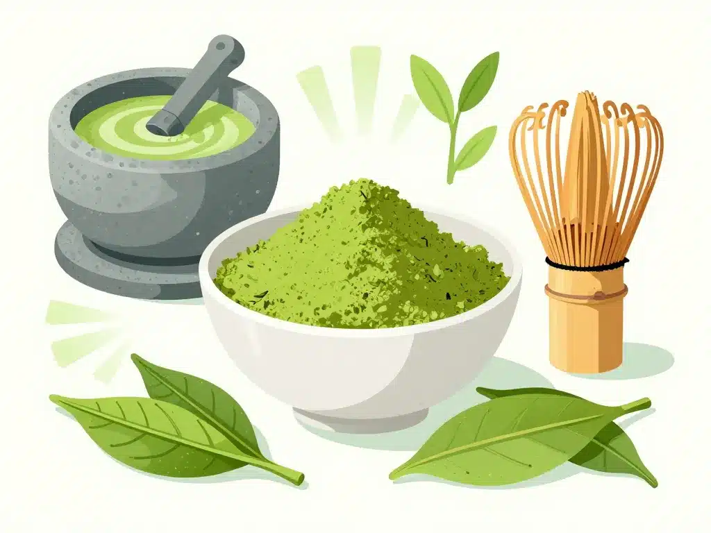 poudre matcha comparée thé vert