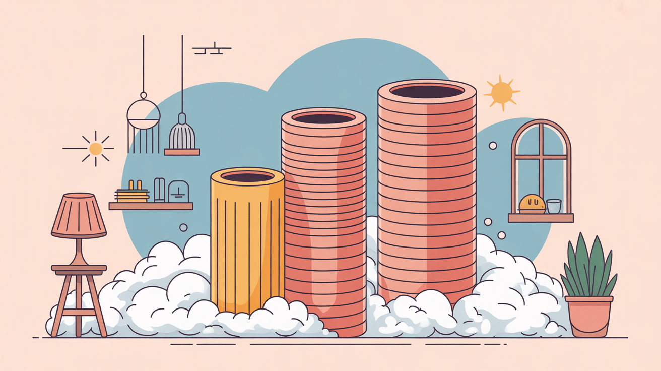 Illustration protection tuyau mousse pour isolation des tuyaux