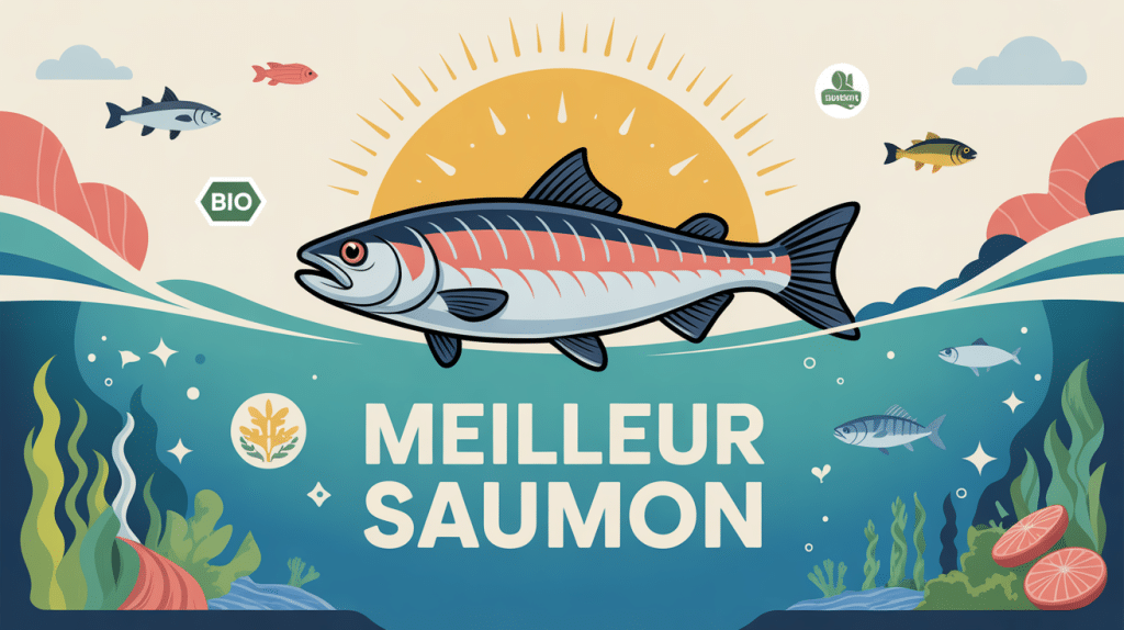 Quel est le meilleur saumon image avec labels qualité