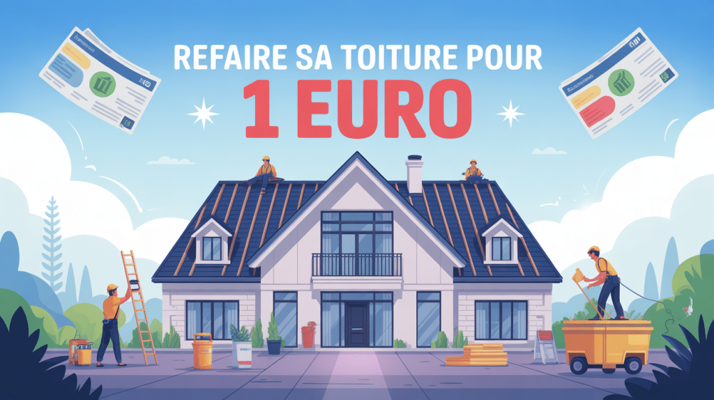 refaire sa toiture pour 1 euro visuel rénovation optimiste