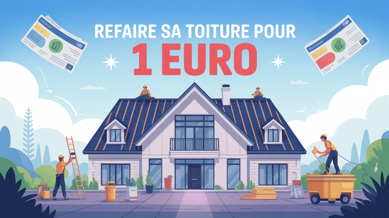 refaire sa toiture pour 1 euro visuel rénovation optimiste