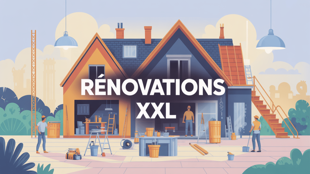 Illustration renovations xxl maison travaux