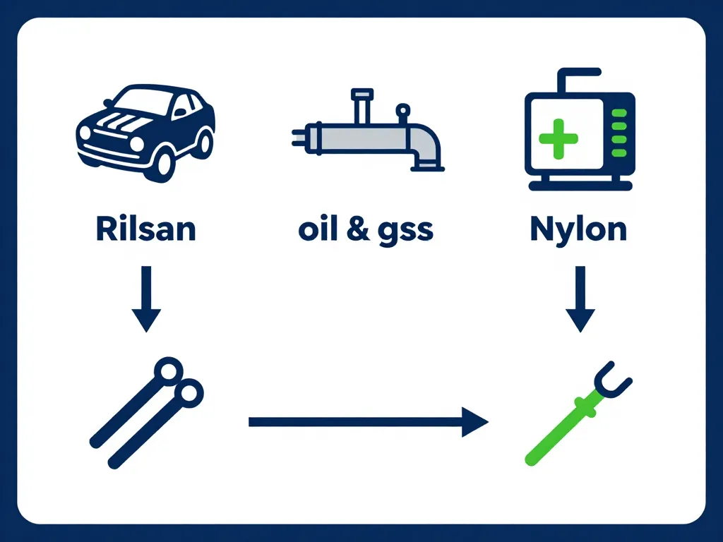 Applications et confusion entre rilsan ou rislan et colliers nylon