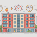illustration compteur d energie thermique immeuble collectif