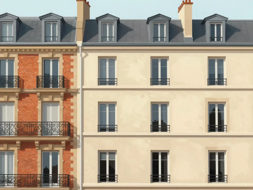 enduits à la chaux paris coupe mur immeuble parisien