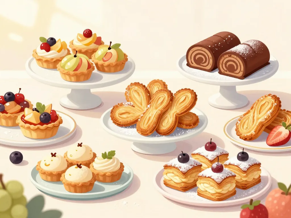 recette avec de la pate feuilletee, desserts gourmands simples