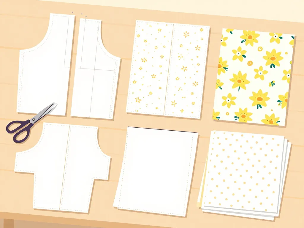 Patron et découpe tuto housse machine à coudre