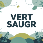 Illustration du vert saugr moderne et créatif