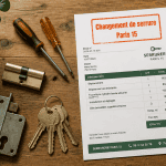 Changement serrure Paris 15 outils et devis