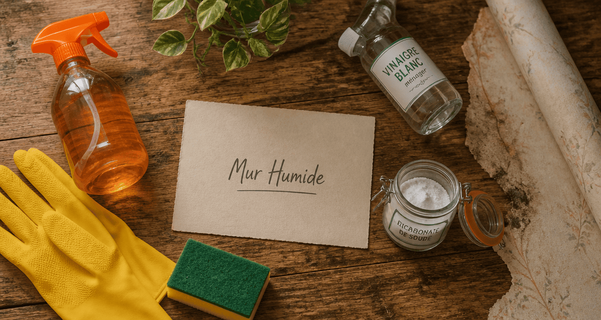 comment enlever l'humidité sur un mur avec des outils ménagers