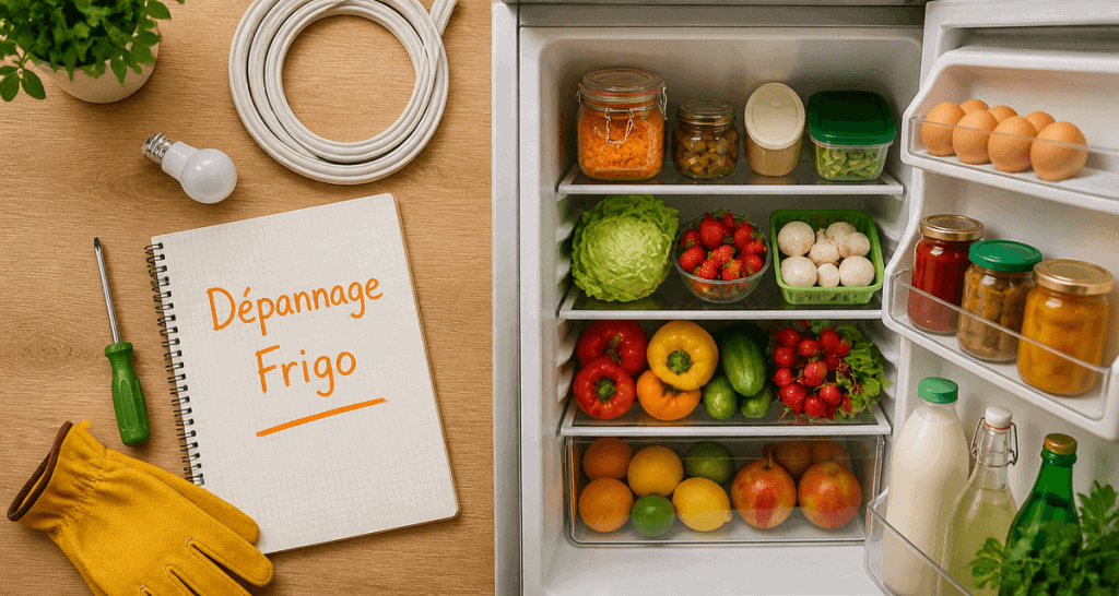 depanneur frigo outils carnet entretien