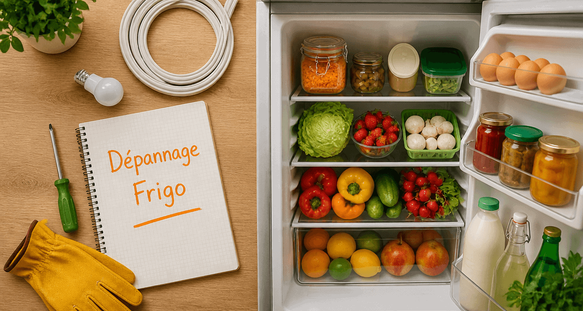 depanneur frigo outils carnet entretien