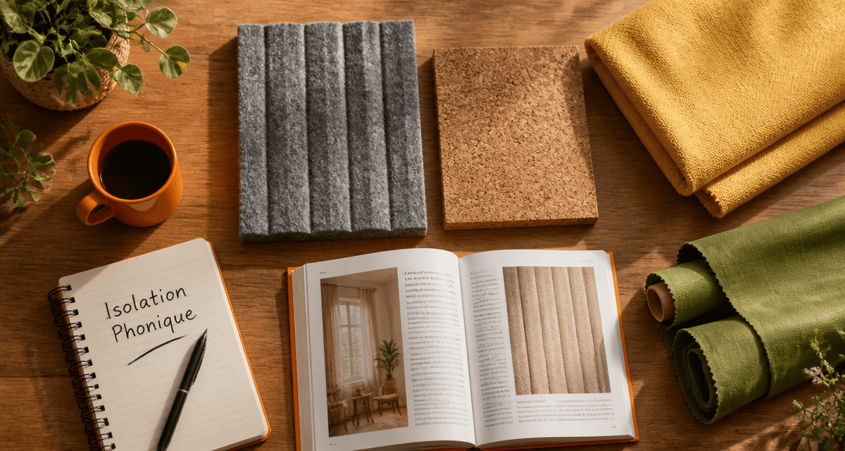 isolation phonique mur chambre sans travaux échantillons matériaux