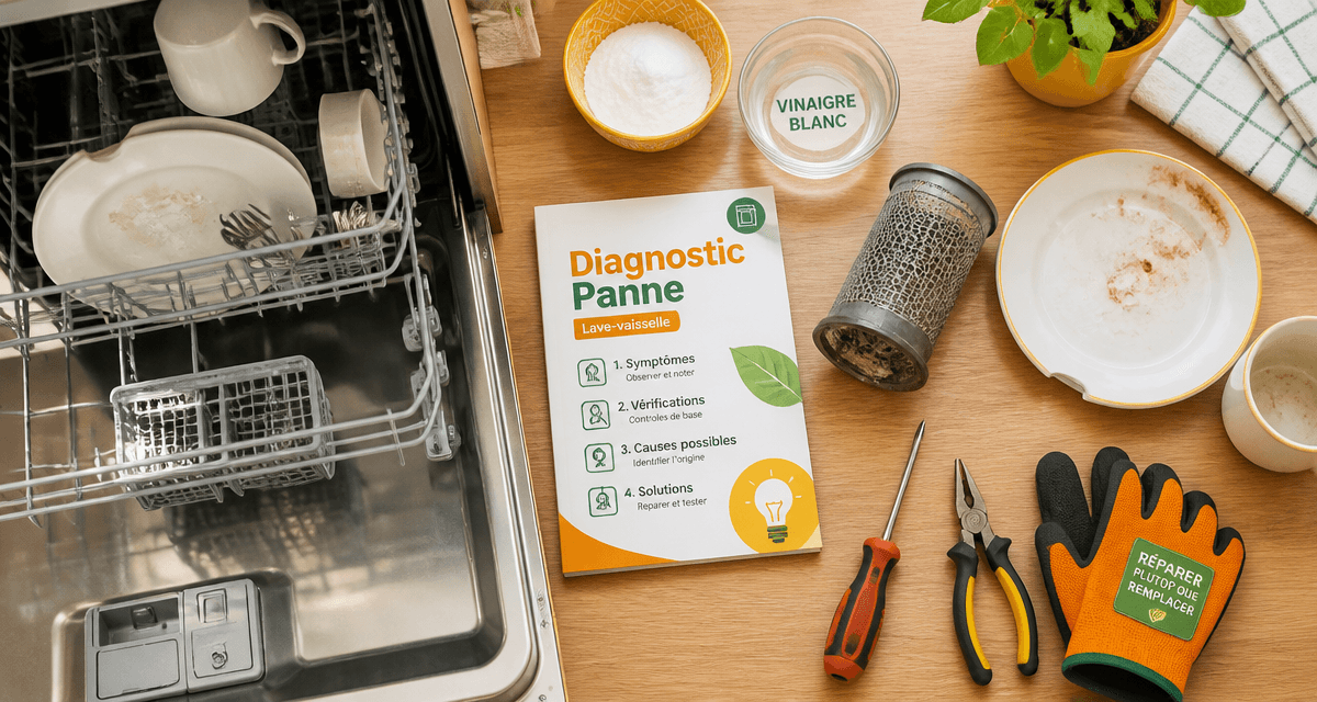 Pannes lave vaisselle outils diagnostic filtre encrassé
