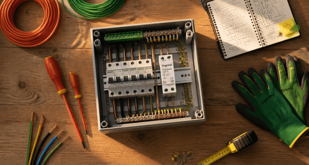 parafoudre legrand branchement sur tableau électrique