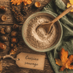 que faire avec des glands de chêne table rustique cuisine