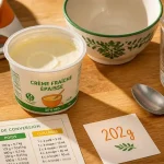 20 cl crème fraîche épaisse en gramme : 202 g
