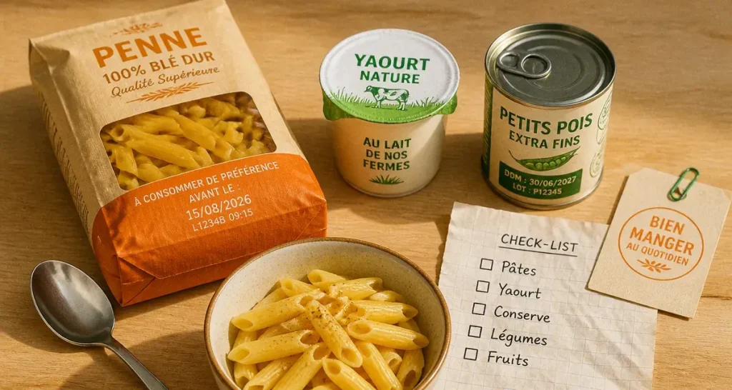 Pâtes DDM sur table : a consommer de preference combien de temps apres, risques santé
