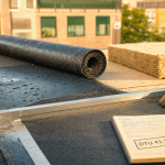Étanchéité des toitures : membrane EPDM sur toiture-terrasse rénovée