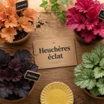 Les plus belles heuchères : rosettes en pots miniatures