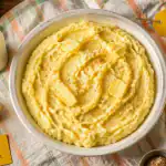 Plat de puree par personne avec etiquettes quantite