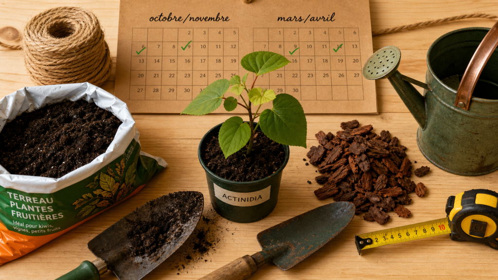 Quand planter kiwi : calendrier idéal selon le climat