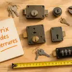 Serrure boite aux lettres prix différents modèles
