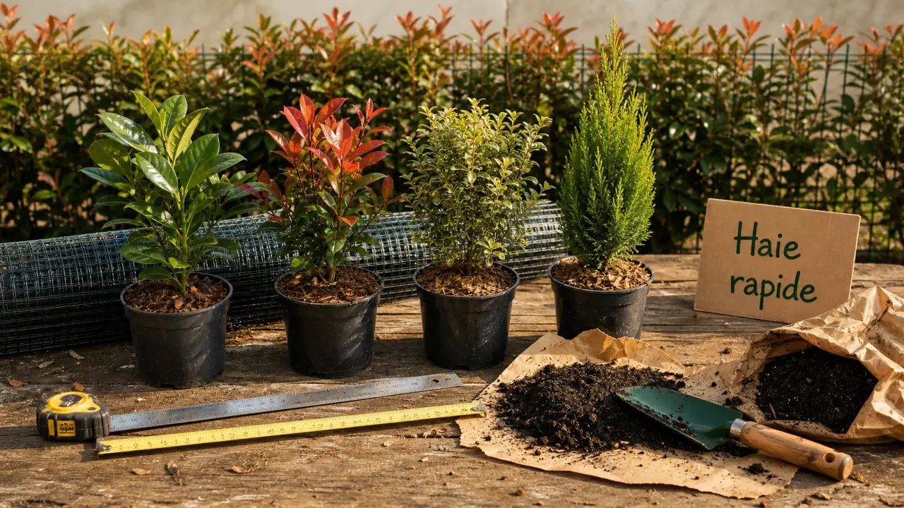 Arbuste pour haie croissance rapide : 5 variétés en pots