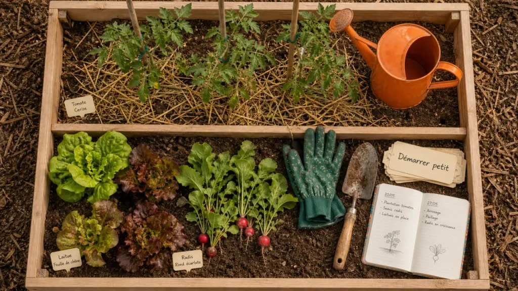 6 m², 30 cm de terre et 6 h de soleil : les bases d’un potager pour débutant