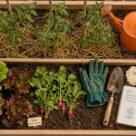 Comment faire un potager quand on débute : potager 6 m², 30 cm de terre, 6 h de soleil