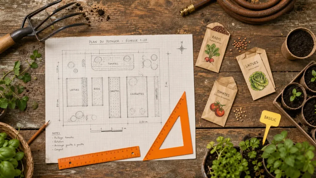 Organiser son potager : 5 étapes clés pour optimiser vos récoltes et structurer vos cultures