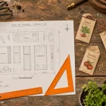 Comment organiser son potager : plan quadrillé et graines pour structurer les cultures