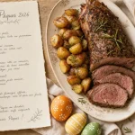 menu paques 2026 : agneau, asperges et chocolat