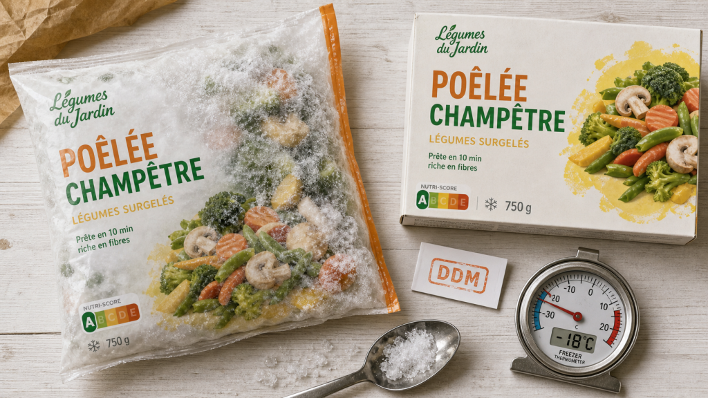 Peut-on consommer un produit congele perime : DLC, DDM et chaine du froid, thermometre de congelation