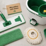 Balai serpillère microfibre pour sols lisses