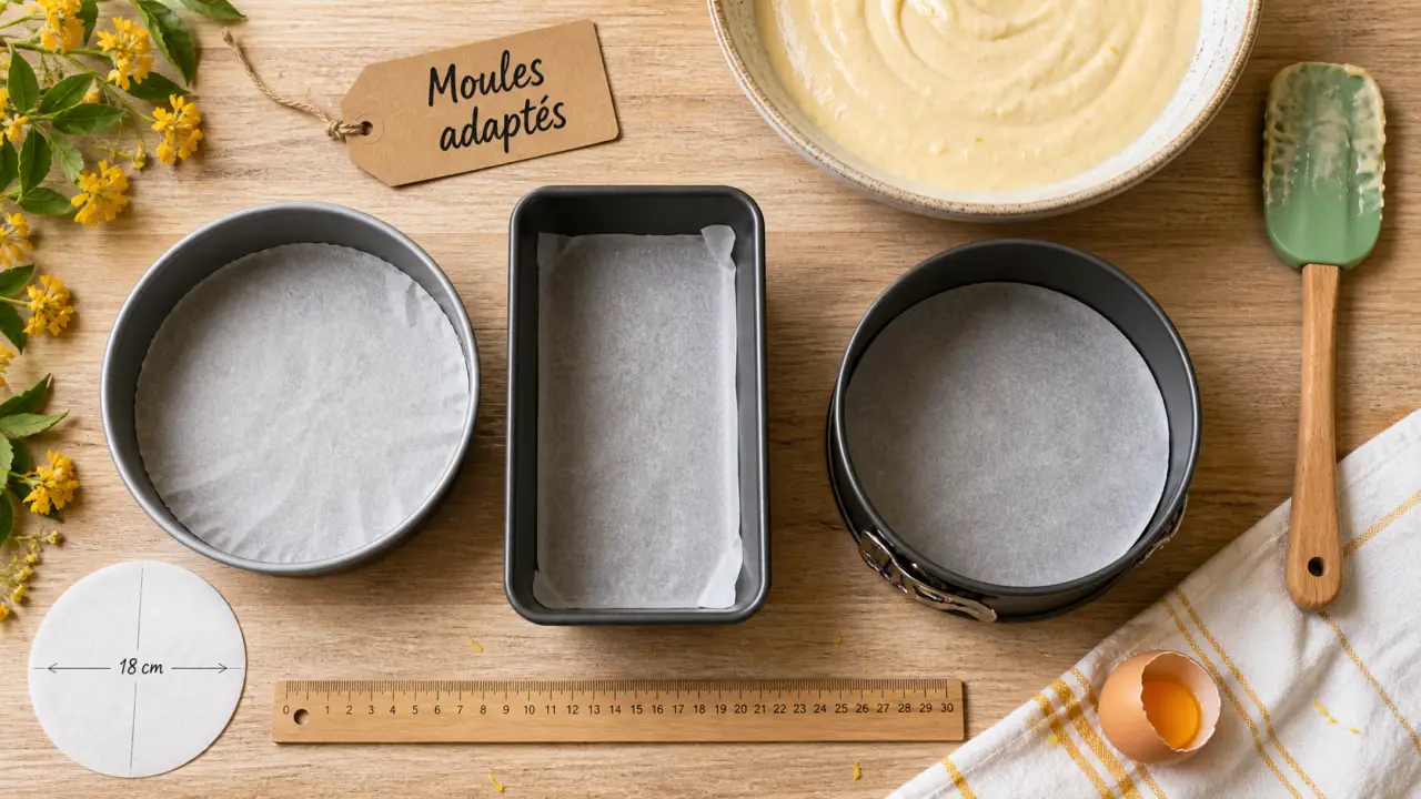 Moule pour gateau : silicone, métal ou charnière et pâte à gâteau