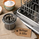 Nettoyer lave vaisselle : filtre et vinaigre pour un nettoyage