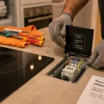 Prise plaque de cuisson 32A : sortie câble ou prise standard
