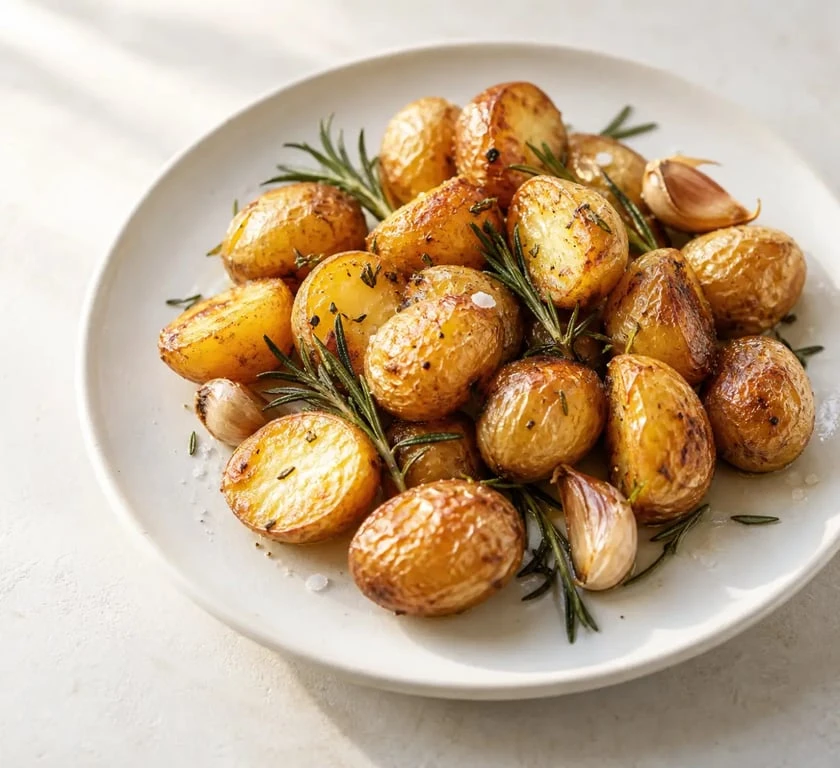Cuisson pomme grenaille au four, pommes de terre dorées au romarin