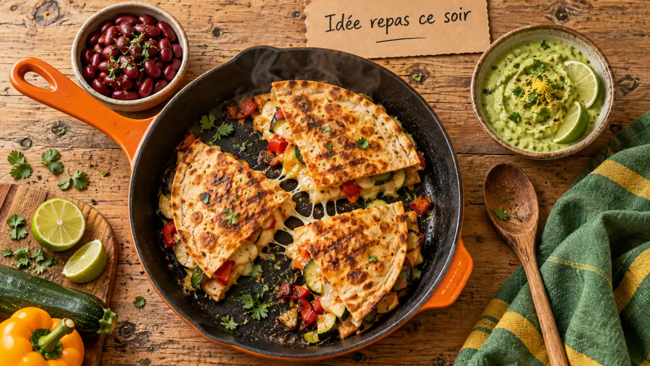 Idées repas pour ce soir : quesadillas croustillantes au fromage