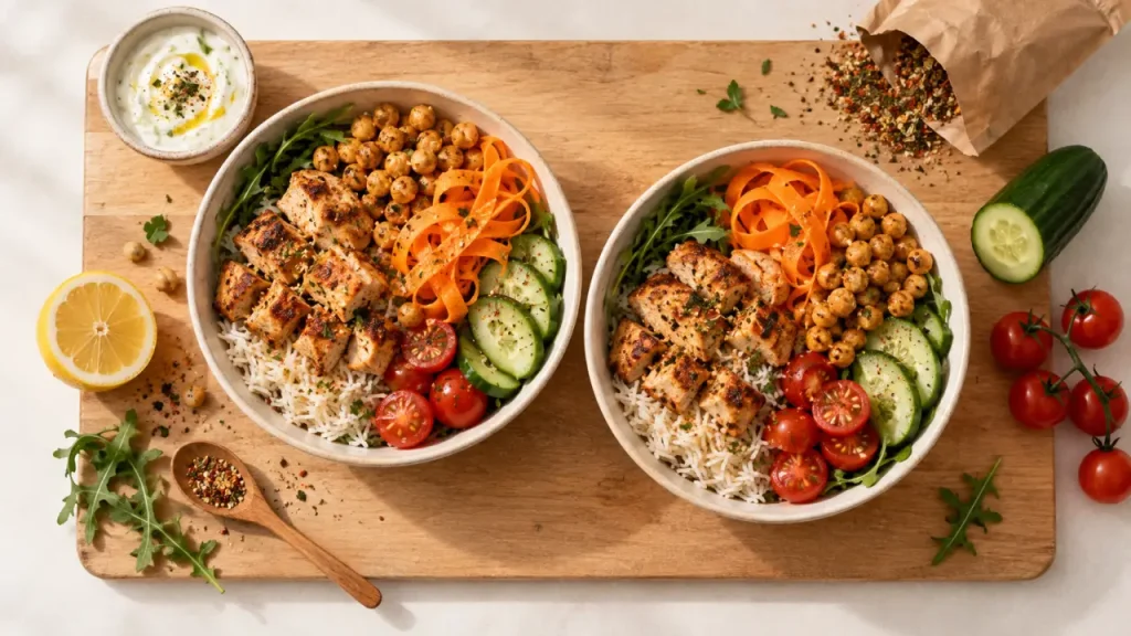 Recette midi : un bowl complet prêt en 20 minutes et des restes faciles à réutiliser