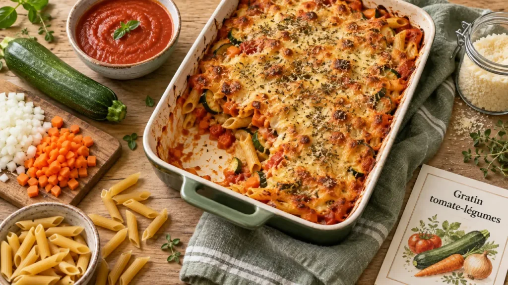 Un plat familial réussi : gratin de pâtes pour 6 et 4 réflexes pour alléger les repas