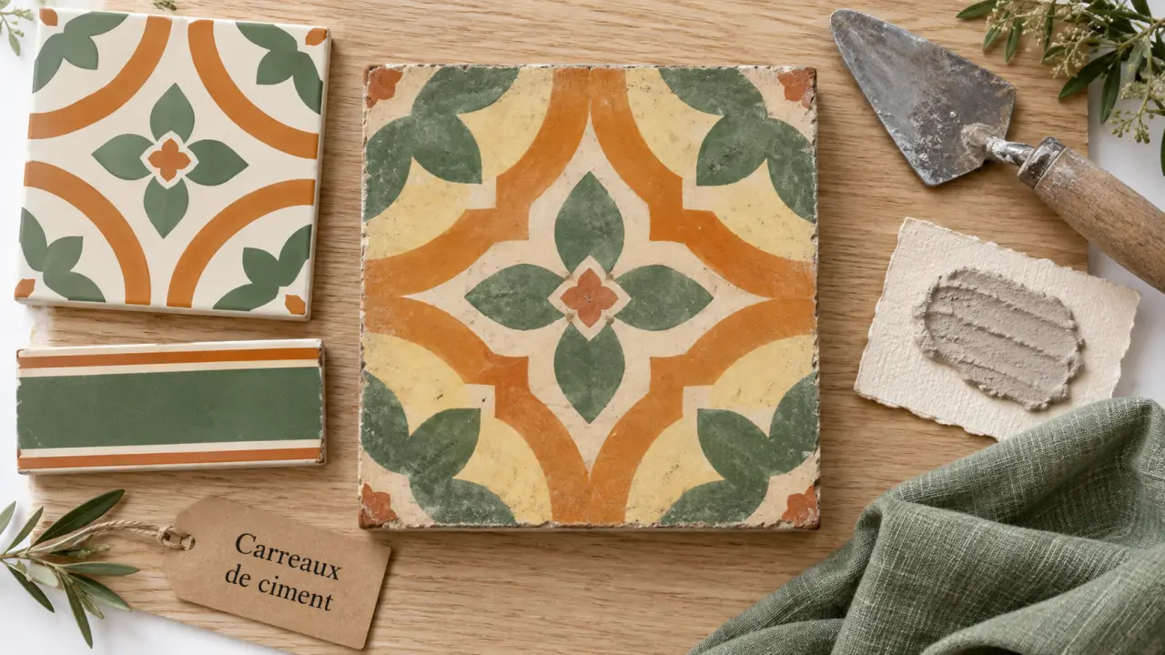 Carreaux de ciment pour décoration : motifs authentiques et échantillons