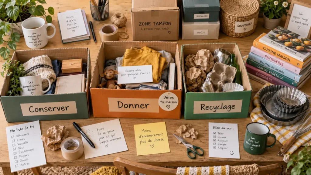 Détox ta maison : 7 jours pour réduire l’encombrement et retrouver un intérieur fonctionnel