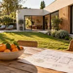 Maison moderne avec lumière naturelle sans agrandir la pièce