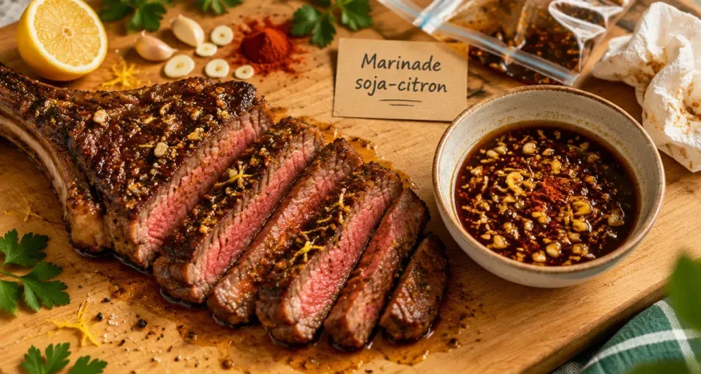 Marinade de côte de bœuf : pourquoi 4 heures suffisent (et ce qui brûle sur le grill)
